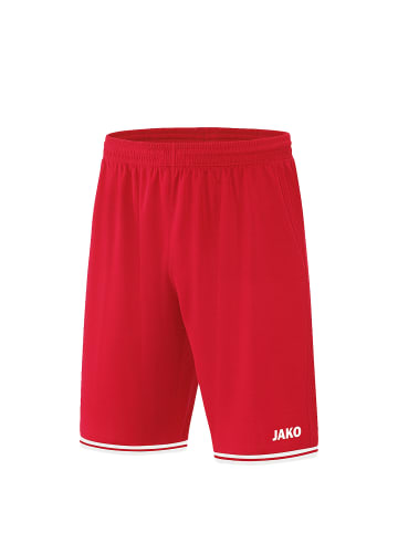 Jako Trainingsshorts Center 2.0 in rot / weiß