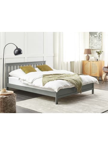 Beliani Doppelbett MAYENNE in Grau - (W) 169 x (H) 88 x (L) 208 cm