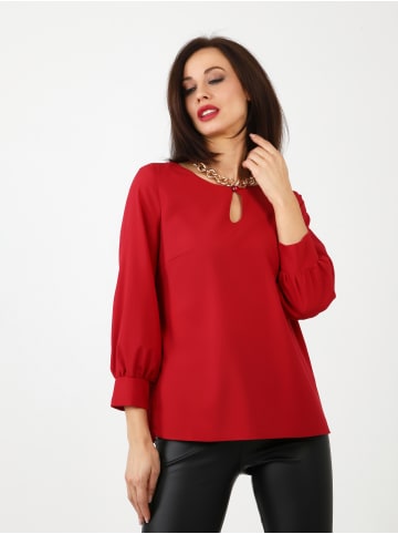 Awesome Apparel Bluse in Rot