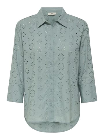 JDY Langarmbluse in silver blue