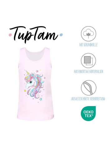 TupTam Mädchen Kinder Unterhemd 5er Pack in rosa/gelb