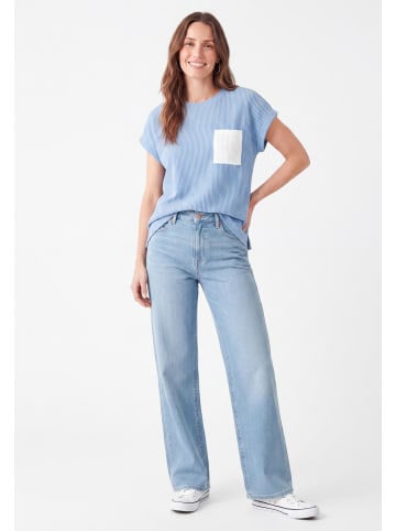 usha BLUE LABEL Women T-Shirt in Blue