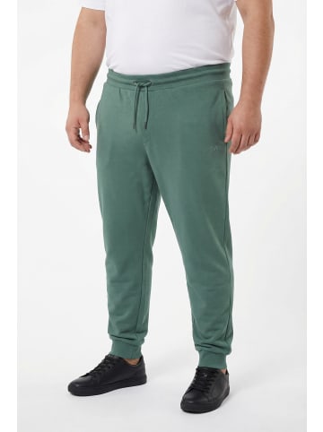 Men Plus Lange Sweathose in grau grün
