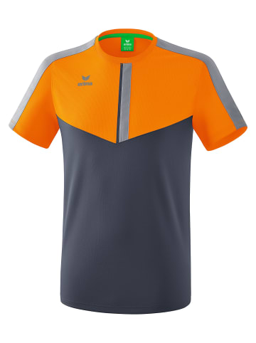 erima Kinder Squad T-Shirt in new orange/slate grey/monument grey