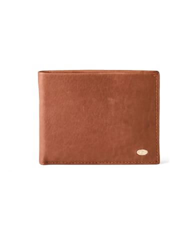 Esquire Chicago Geldbörse RFID Schutz Leder 12 cm in cognac