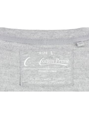 Cotton Prime® Sweatshirt Schafe in Grau-Melange