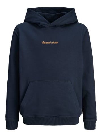 JACK & JONES Junior Hoodie JORNORREBRO EMB SWEAT HOOD JNR in sky captain