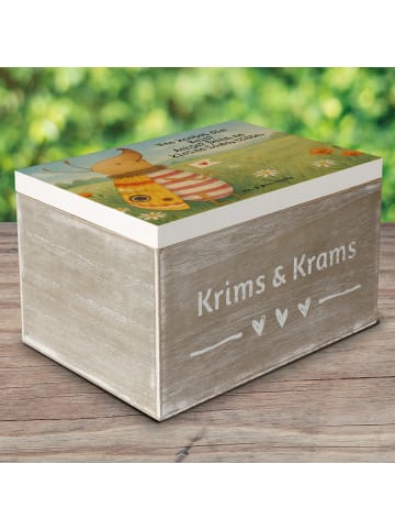 Mr. & Mrs. Panda Aufbewahrungsbox Nachtfalter Fähnchen Design mi... in Weiß