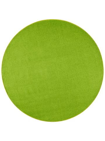 Kurzflor Teppich Nasty in Grün
