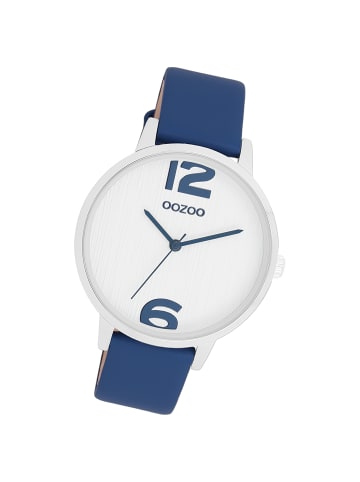 Oozoo Analog-Armbanduhr Oozoo Timepieces blau mittel (ca. 38mm)