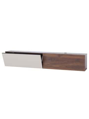 MCW TV-Rack Q84, Walnuss-Optik