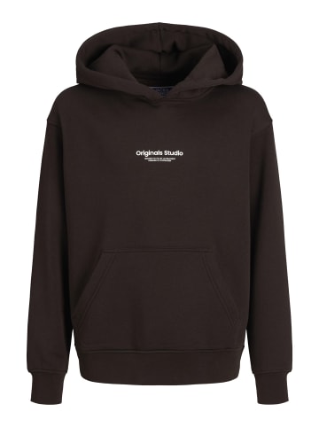 JACK & JONES Junior Kapuzenpullover in Chocolate Torte