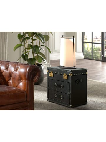 Angel Cerdá Truhe 7184 in Schwarz / Gold – (B)55 x (H)50 x (T)62 cm