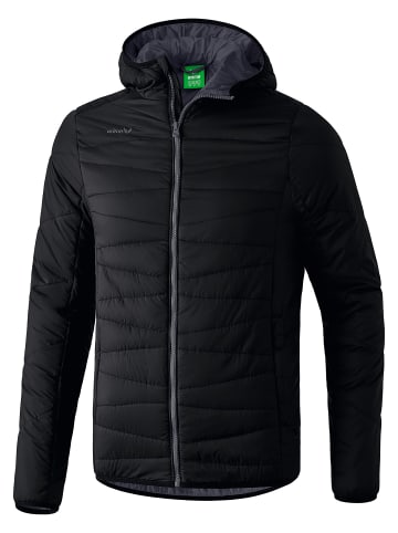 erima Herren Steppjacke in schwarz/dunkelgrau