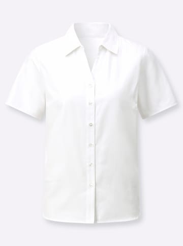 WITT WEIDEN Kurzarmbluse in ecru