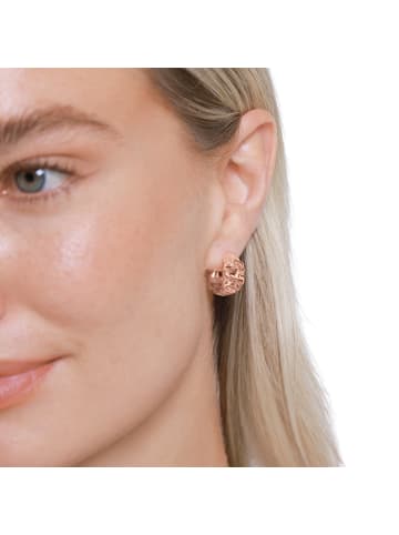 Steel_Art Creolen Damen Celeste silberfarben poliert in rosegoldfarben