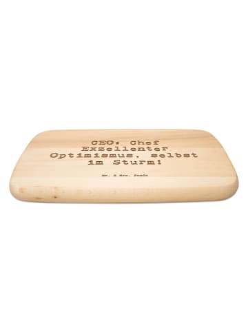 Mr. & Mrs. Panda Holzbrettchen Spruch ZeichenO Optimismus mit Spruch in Transparent