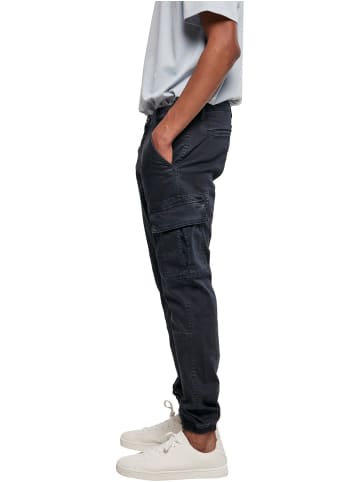 Urban Classics Jogginghose Washed Cargo Twill comfort/relaxed in Blau