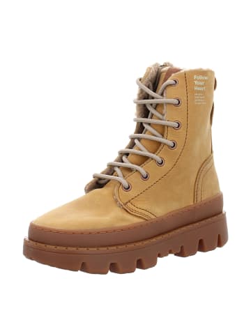 Satorisan Schnürstiefeletten in Beige