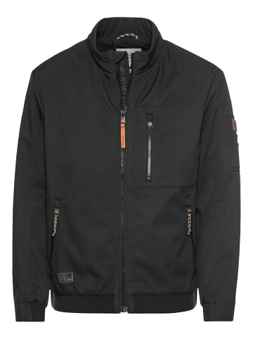 Camel Active Blouson aus recyceltem Polyester in Schwarz
