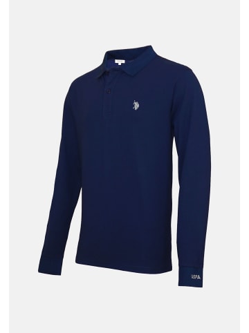 U.S. Polo Assn. U.S. Polo Assn. Poloshirt Longsleeve mit Polokragen in dunkelblau