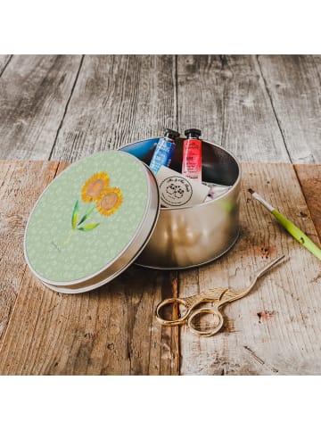 Mr. & Mrs. Panda Aufbewahrungsbox Blume Sonnenblume ohne Spruch in Blattgrün