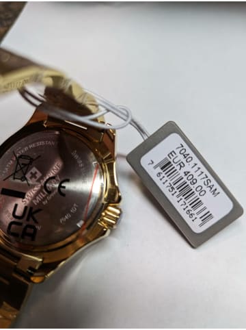 Swiss Alpine Military by Grovana Quarzuhr für Herren in gold