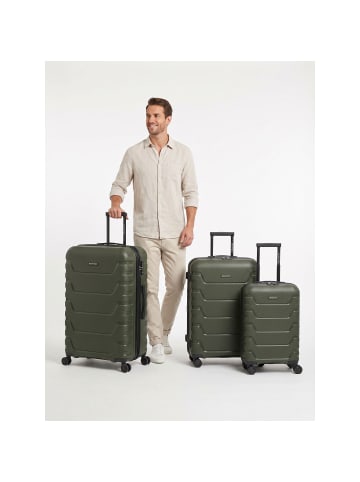 Smartbox Edition 01 4 Rollen Kofferset 3-teilig mit Dehnfalte in olive