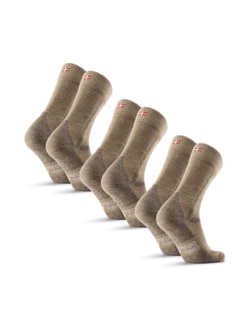 DANISH ENDURANCE Socken Hiking Classic in beige