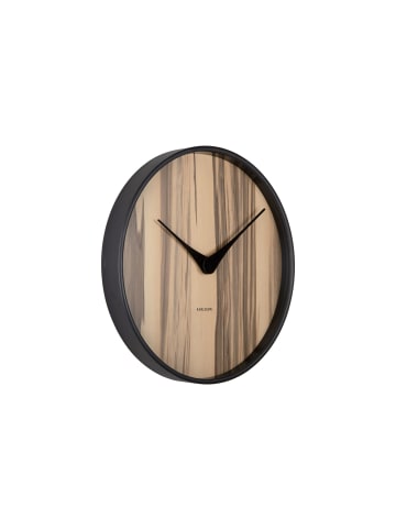 Karlsson Wanduhr Wood Melange - Braun - Ø40cm