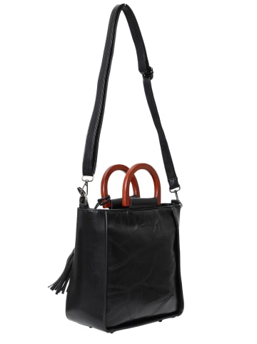 NAEMI Damen Handtasche in Schwarz