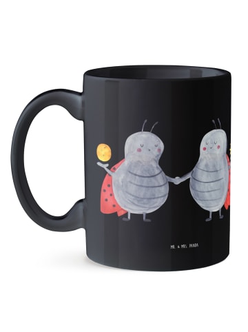 Mr. & Mrs. Panda haferl Zwillinge Spaß mit Spruch in Schwarz