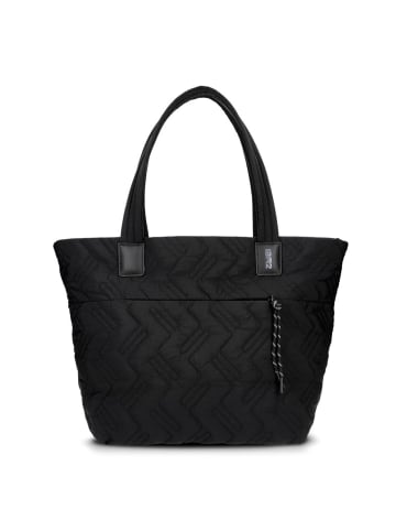 Zwei Cleo Shopper Tasche 42 cm in black new