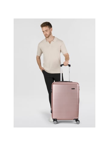 5330 4 Rollen Trolley M 65 cm rosa