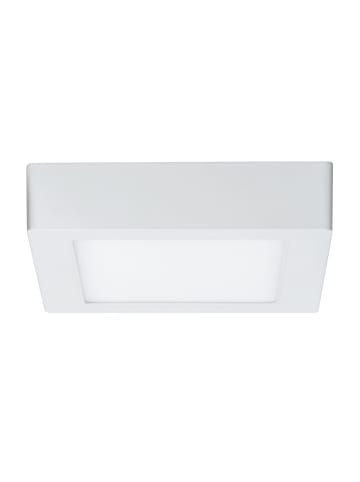 paulmann LED Deckenleuchte Lunar Panel eckig 17x17 mm 11W in Weiß matt Alu