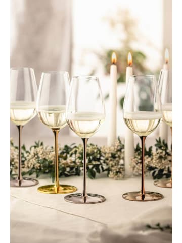 Eisch 2er Set Allround-Weingläser Essenca SensisPlus Platinum Edition 400 ml in platin