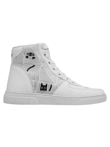 Dogo Ace Boots - Black Cats Only 41 in Weiß