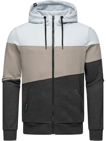 ragwear Kapuzensweatjacke Trien in Light Grey