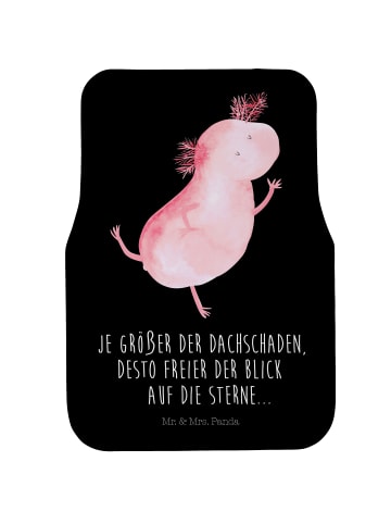 Mr. & Mrs. Panda Fahrer Autofußmatte Axolotl Tanzen mit Spruch in Schwarz