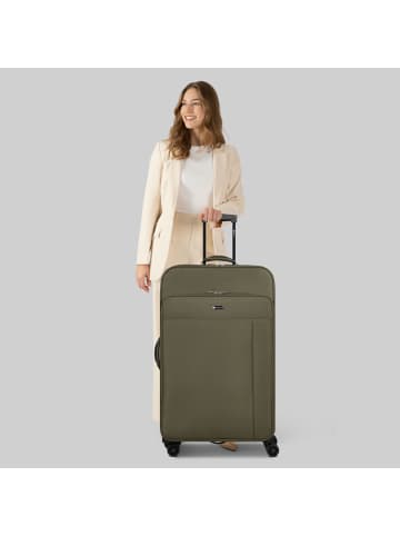 Check.In Sevilla 2.0 4 Rollen Trolley 75 cm in olive