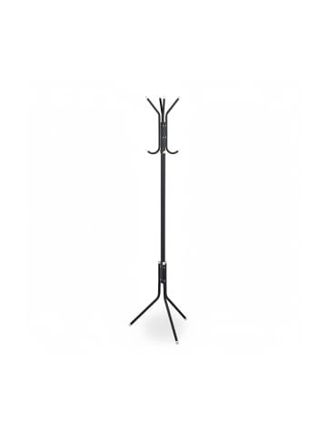 relaxdays Garderobenständer in Schwarz - (B)40 x (H)169 x (T)48 cm