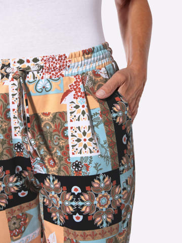 WITT WEIDEN Sweathose in mint-apricot-gemustert