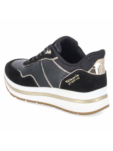 Tamaris Schnürhalbschuh in schwarz