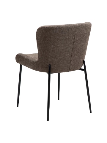 ebuy24 Esszimmerstuhl Glam Braun 2er Set