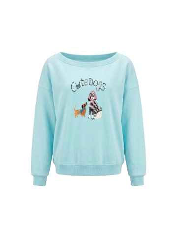 myMo Women Sweatshirt in Aqua