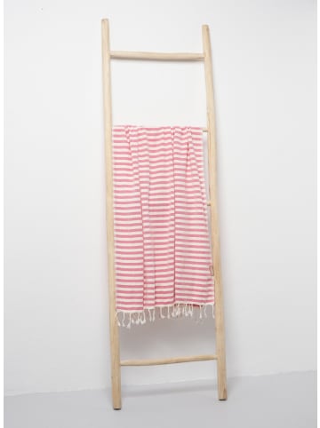 Espadrij l'orginale Strandtuch Stripes in rosa