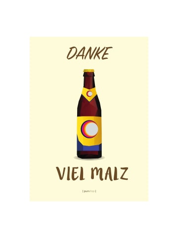 Poster & Frame Poster Danke viel malz