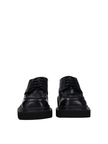 Dolce & Gabbana Schwarz Leder Oxford-Schuhe und Derby-Schuhe