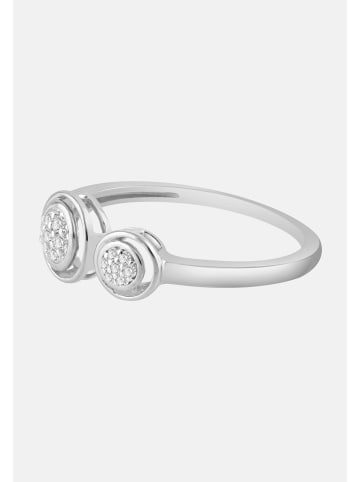 Diamant Exquis Ring aus 375 Weißgold mit Diamant