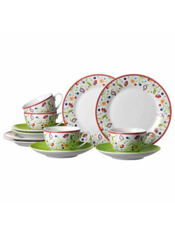 Ritzenhoff & Breker 12er Set Kaffee Service Shanti Doppio bunt in bunt